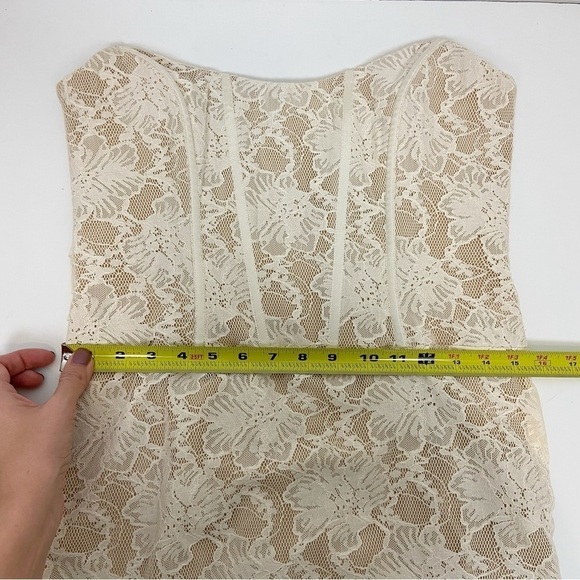 NBD Belladonna Mini Dress in Ivory Size M - mordernwear.com